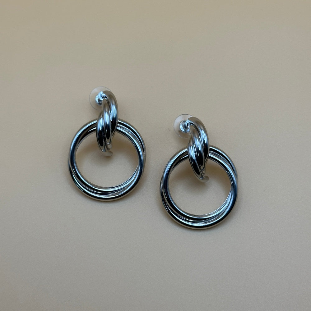Kourtney Silver Earrings